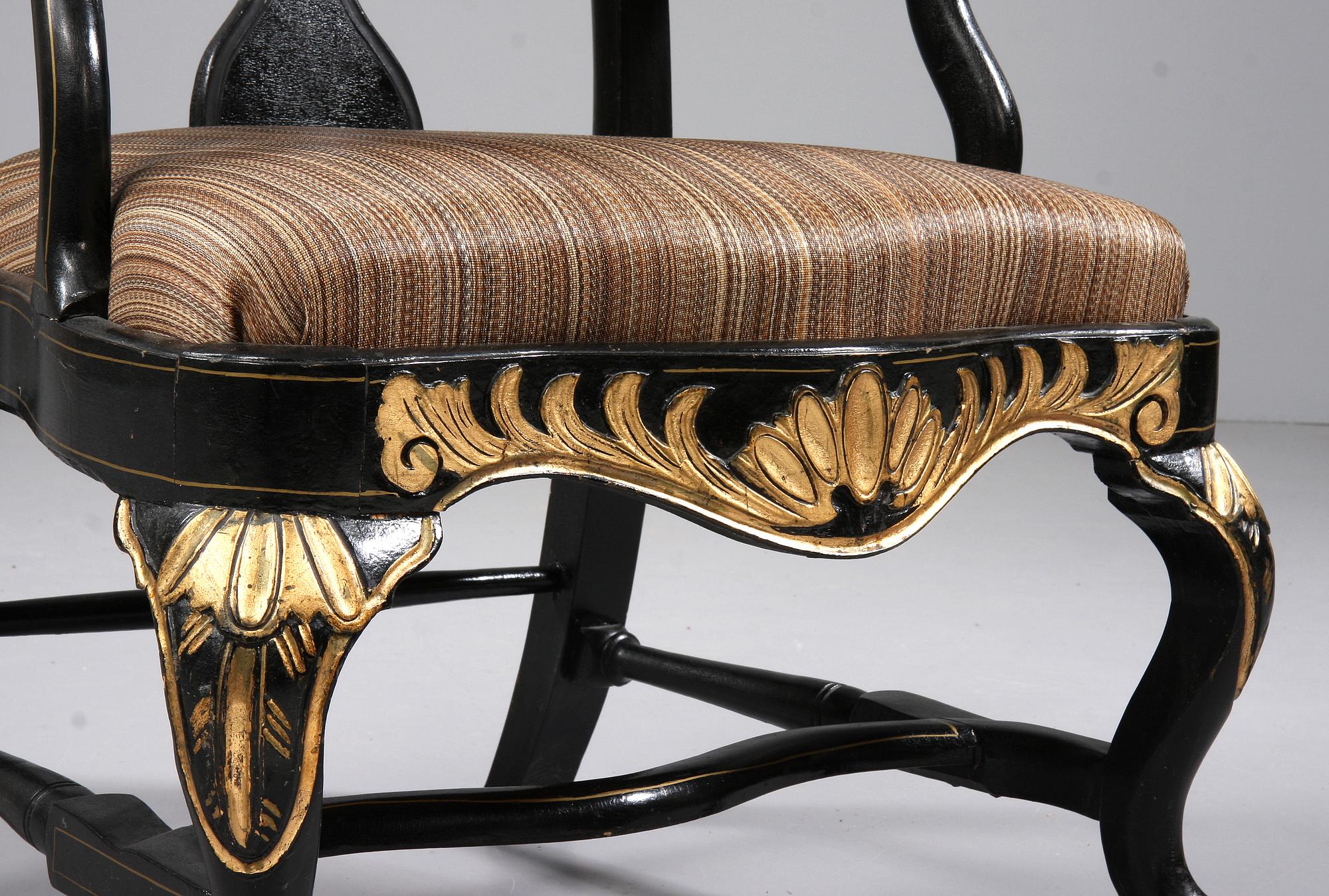 KARMSTOL, rokoko, 1700-tal.