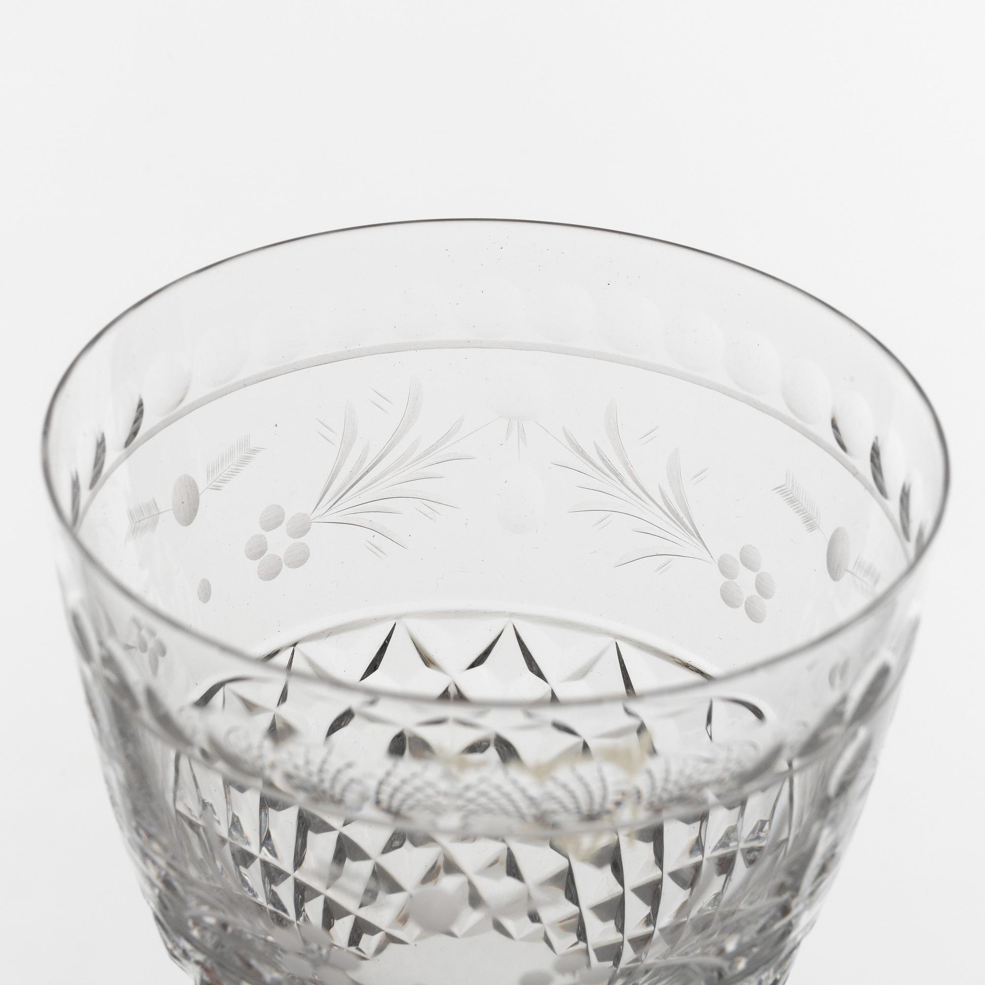 Glasservis, 44 delar. Elvira Madigan, Kosta Boda,