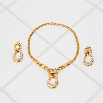Örhängen, ett par samt COLLIER, Lanvin.