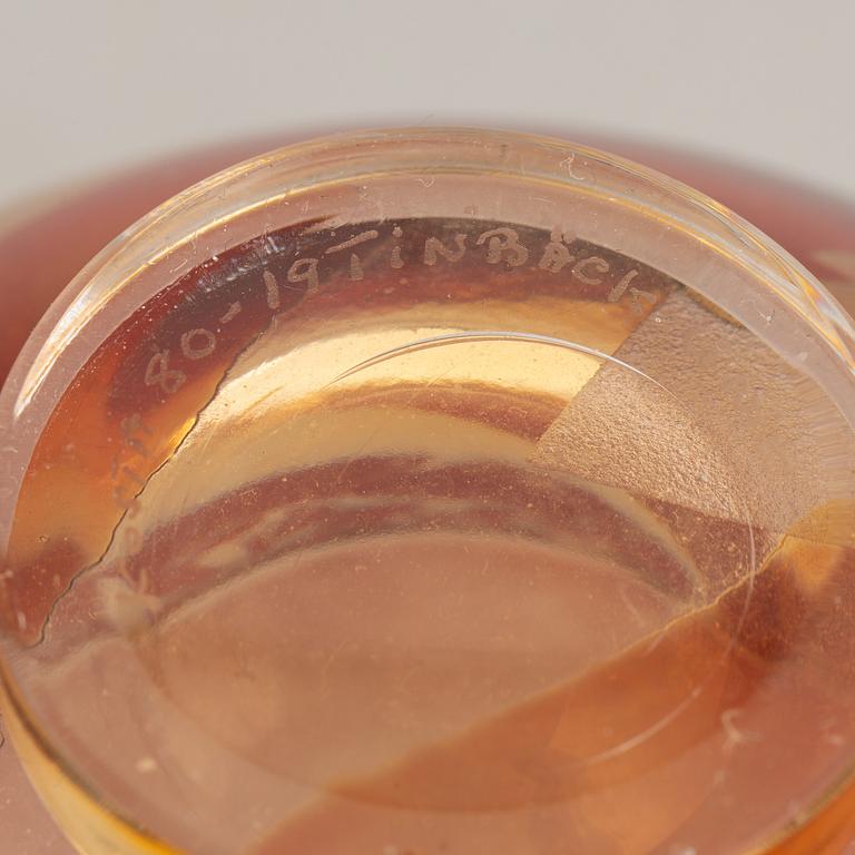 Klas Tinbäck, a bowl, Kosta.