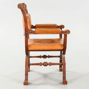 An armchair fromthe early 20th century.