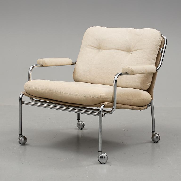 FÅTÖLJ, Lindlöfs Möbler, Lammhult, 1970-tal.