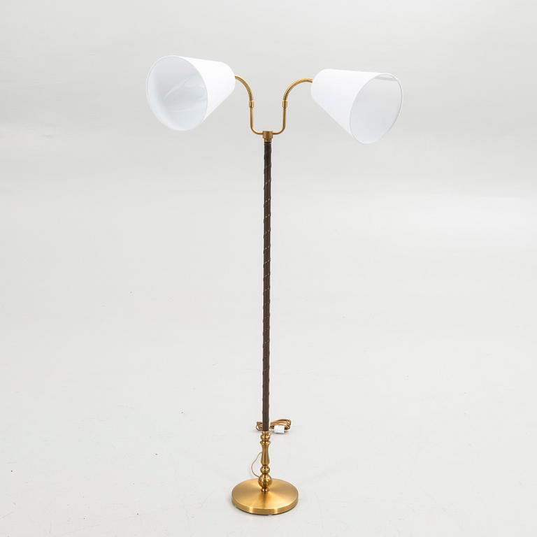 Einar Bäckströms Metallvarufabrik, floor lamp, mid-20th century.