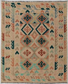 A CARPET, Kilim, ca 198 x 155 cm.