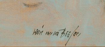 LOUIS VAN DER BEESEN, olja på duk, signerad.