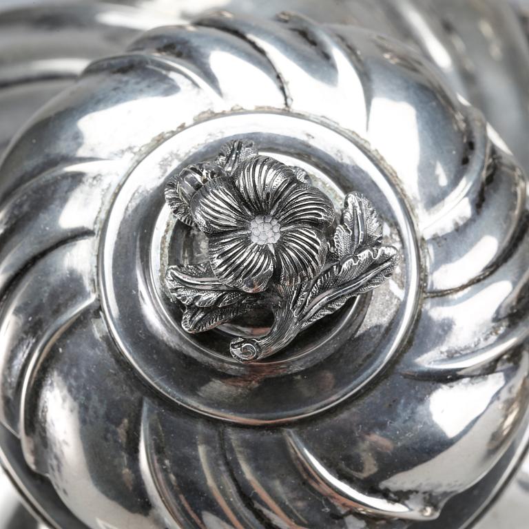 G.A DAHLGREN 1918-1919 COFFEE- AND TEA SET SILVER.