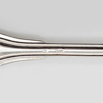 Hummergafflar, 12 st, silver, 1900-tal.