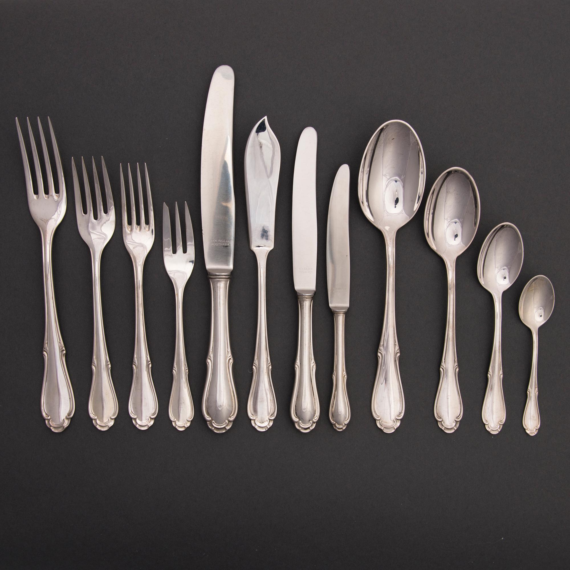German silver flatware deals