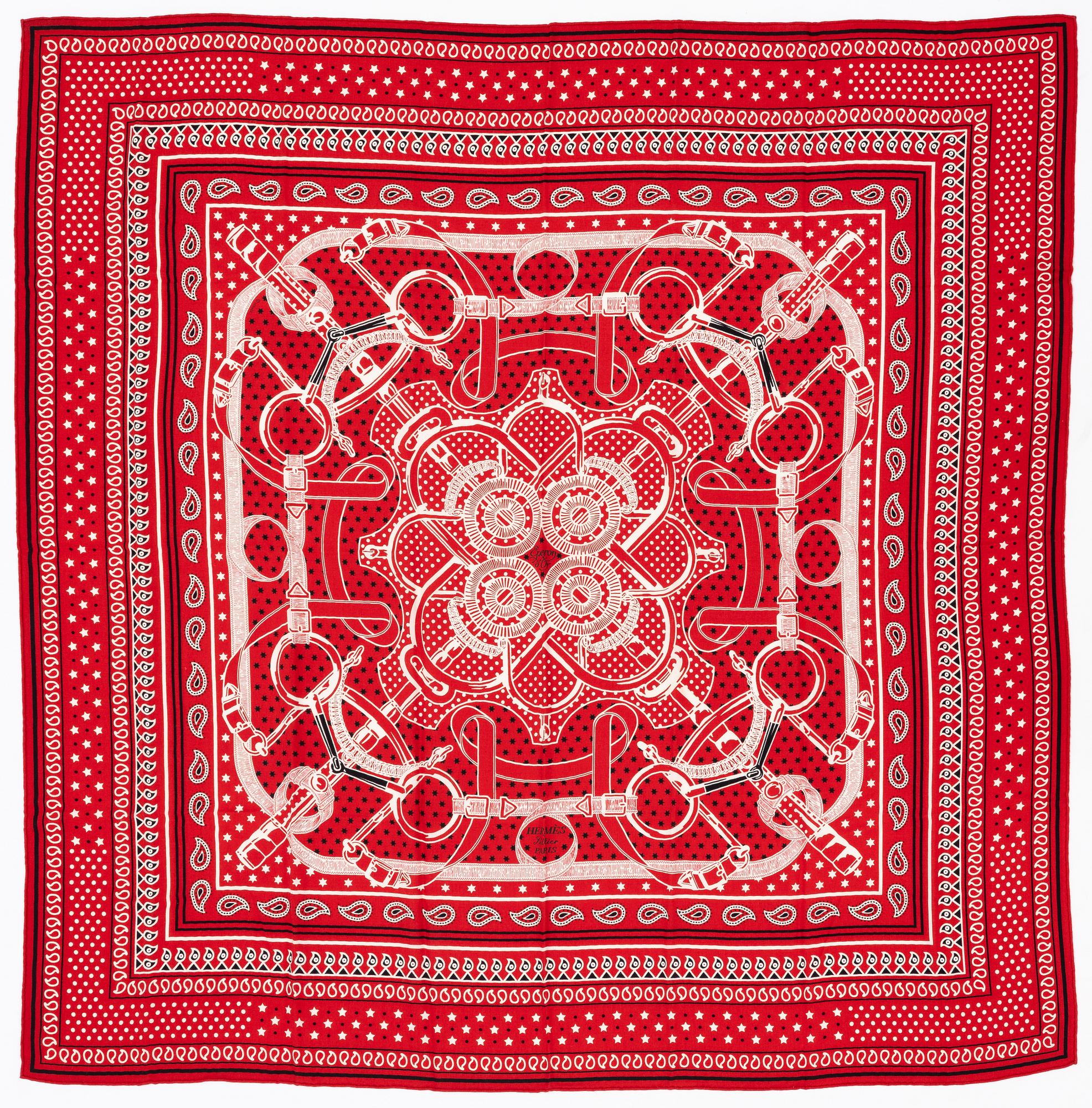 Hermès, scarf, "Eperon d'Or".