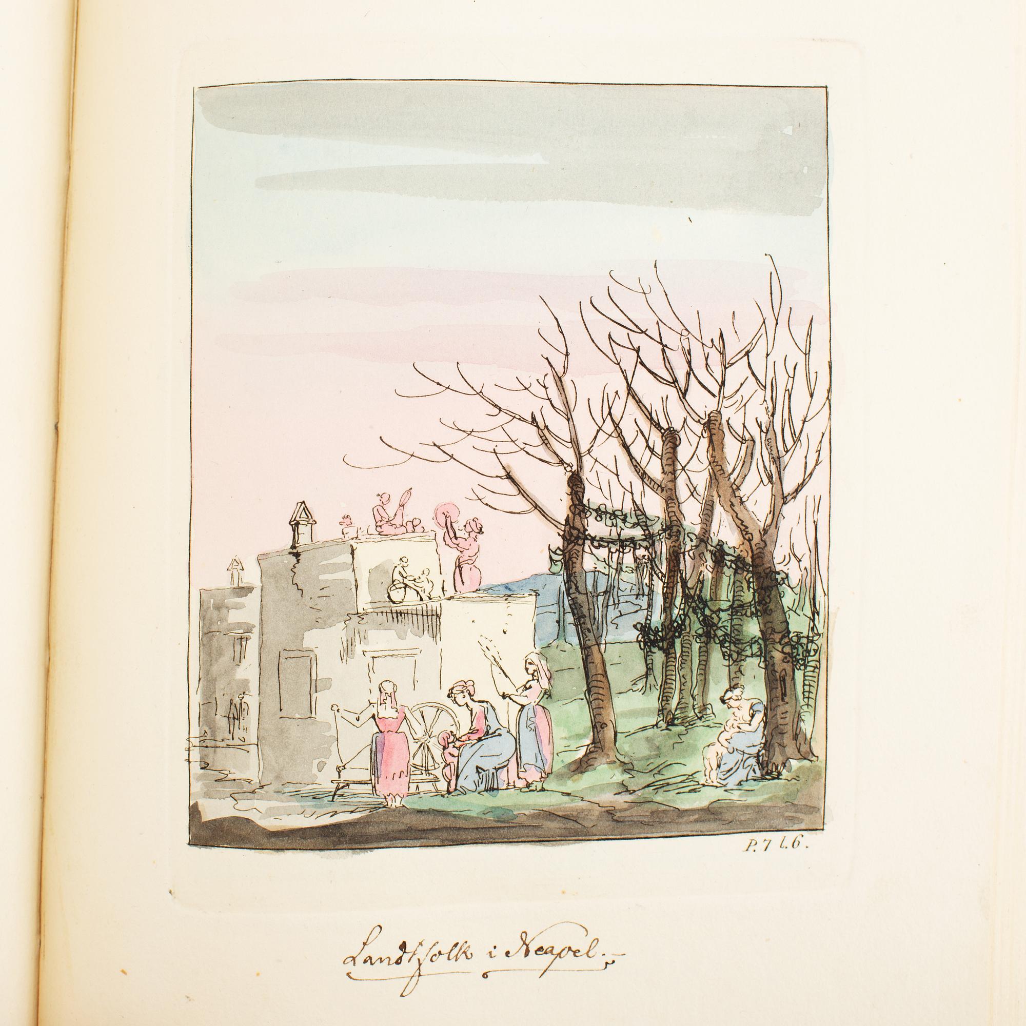 ”Journey to Italy”, with 38 hand-coloured plates.