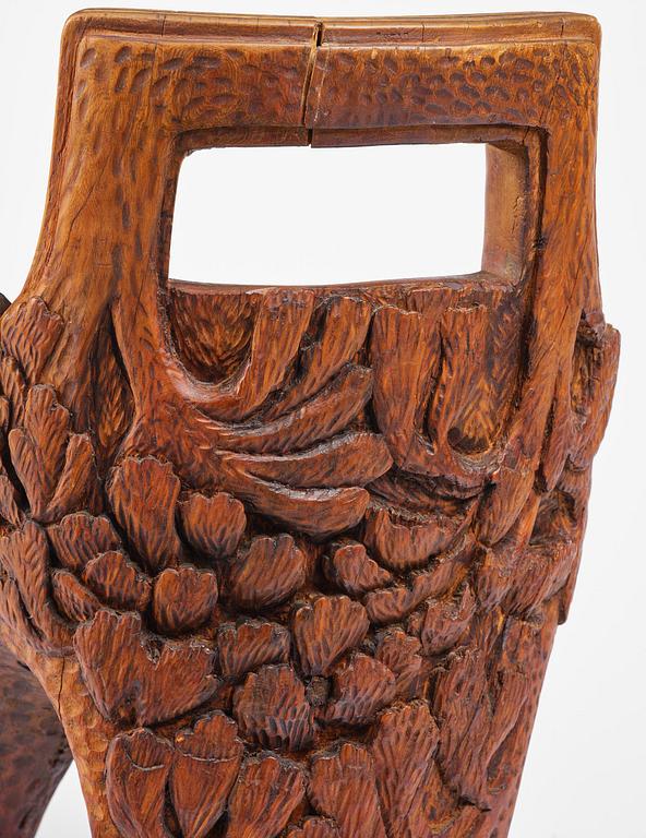 Knut Fjaestad, stabbestol, jugend, Sverige, 1915.