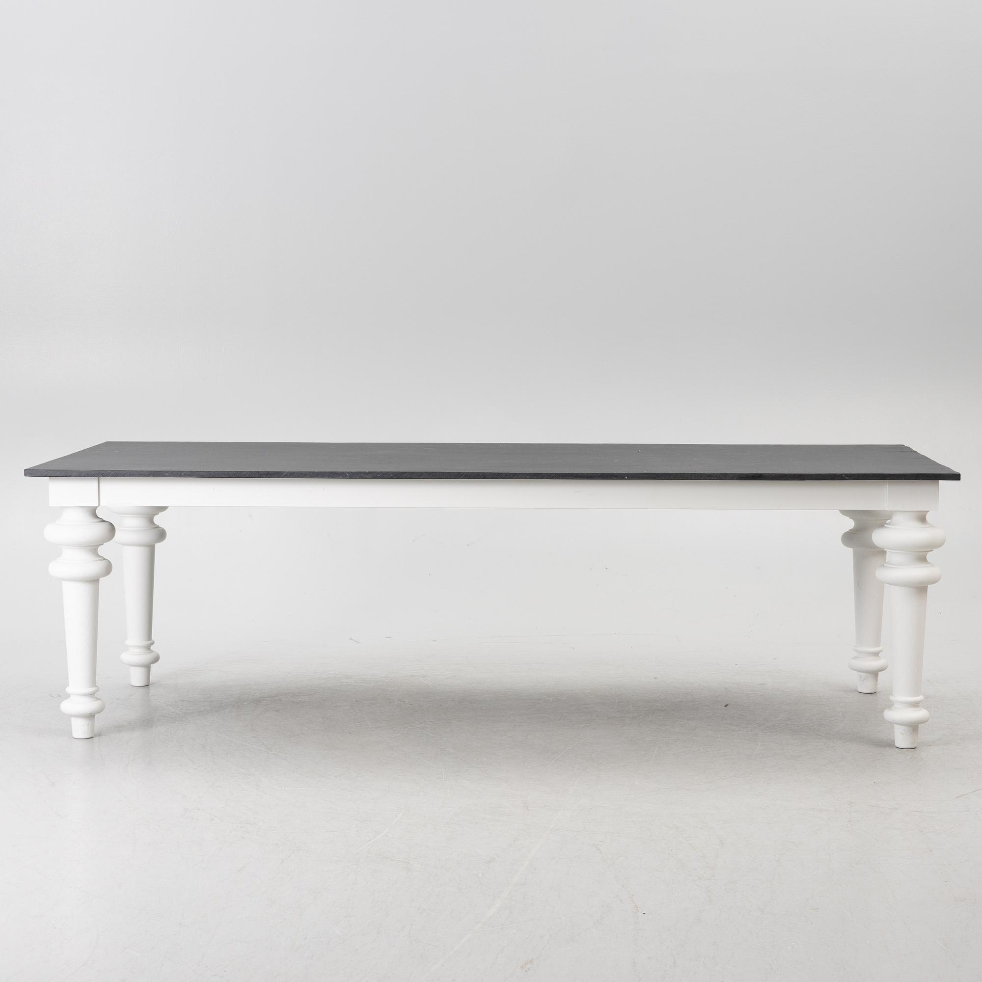 Paola Navone, dining table, 'Gray', Gervasoni, Italy.
