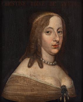 596. David Beck After, "Christine Roine De Suede" (1626-1689).