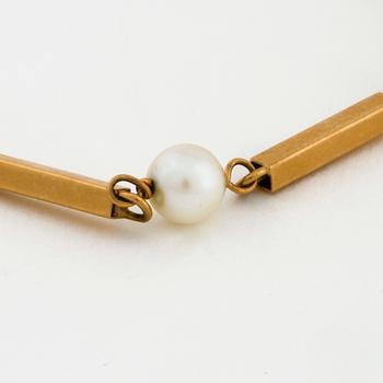 ARMBAND, med odlade pärlor, Torsten Rydén Borås, 1964.