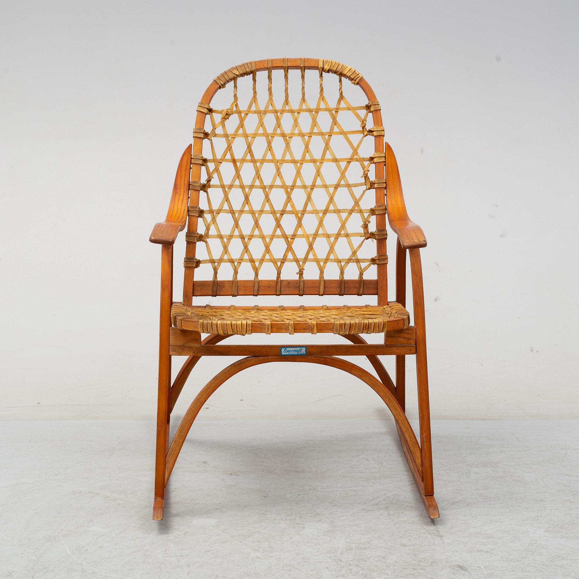 A 1950-/60´s rocking chair by SnoCraft, Norway Maine.