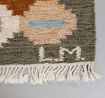 MATTA, rölakan, monogramsignerad LM, 1900-talets andra hälft, ca 230 x 173 cm.