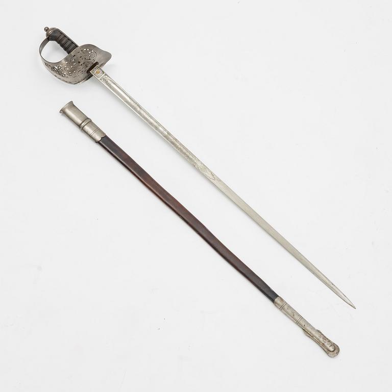 An 1897 Pattern Infantry Officer's Sword, England.