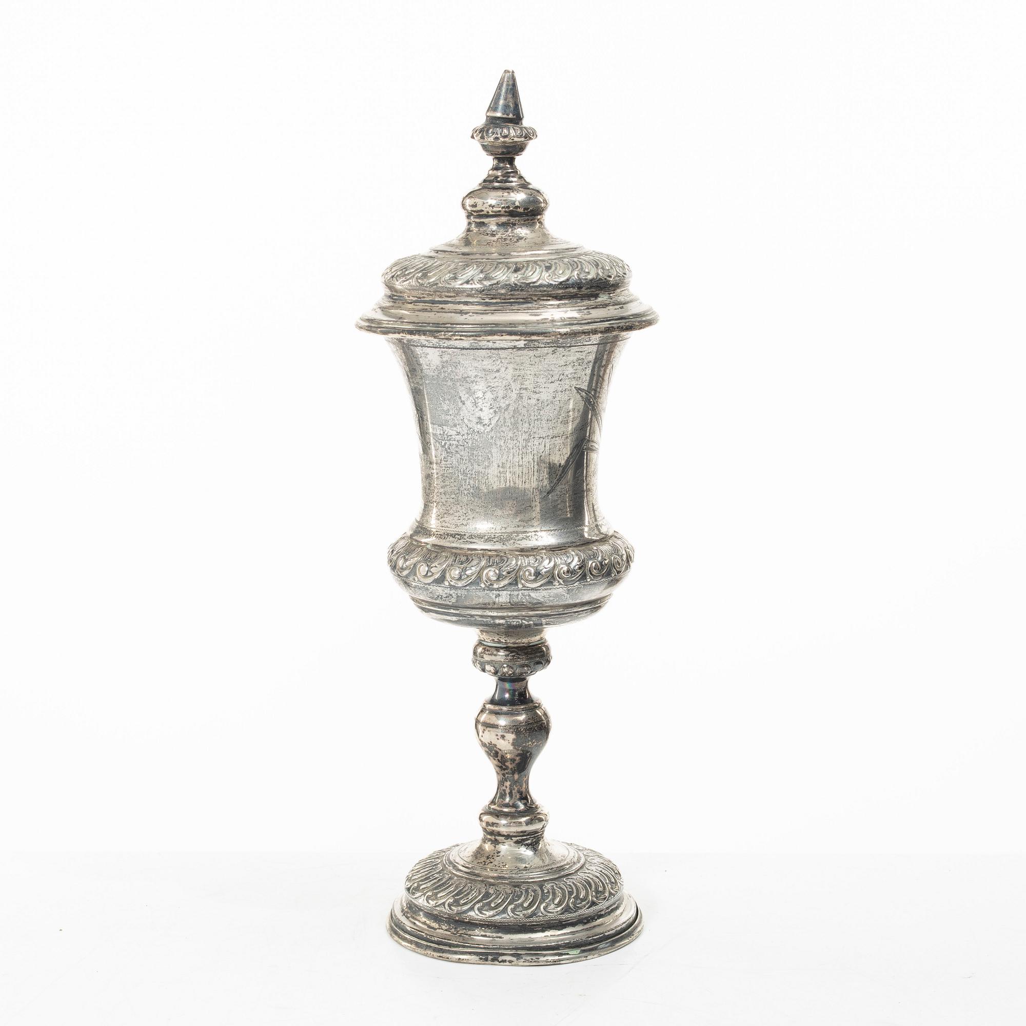 C.G. Hallberg, A silver goblet, Stockholm 1903.