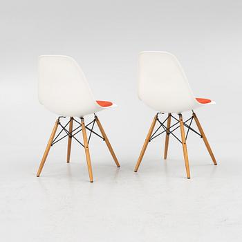 Charles & Ray Eames, stolar, 6 st, "Eames plastic Chair DSW", Vitra.