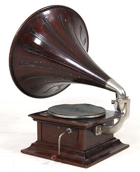 TRATTGRAMMOFON, His Master's Voice, 1900-talets början.