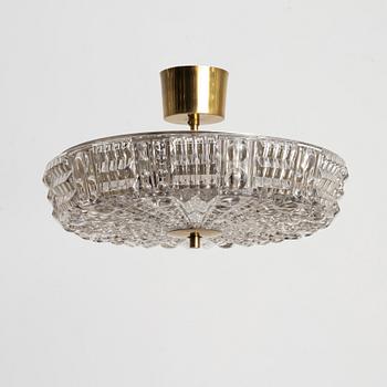 Carl Fagerlund, a ceiling lamp, Orrefors.