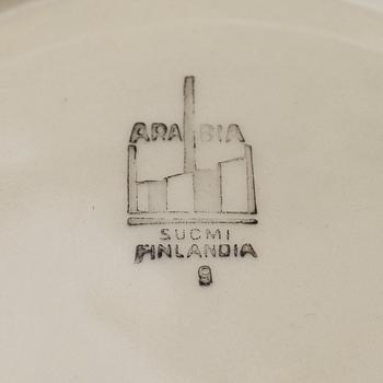 ASTIASTO, 48 osaa, posliinia, "Irmeli" Arabia, 1940-luku.