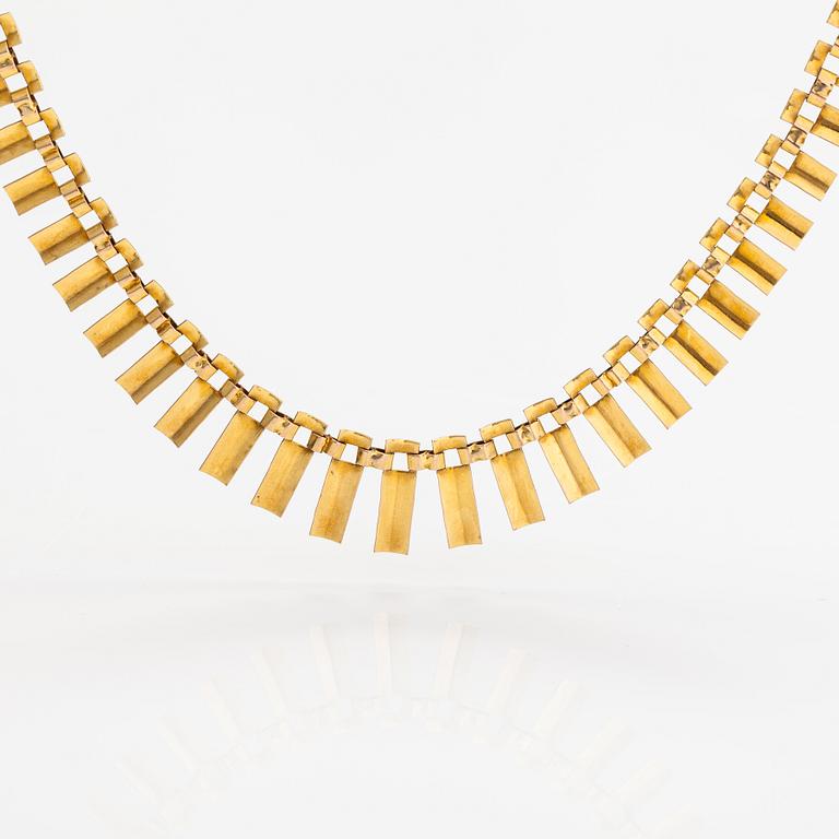 Kaulakoru, 14K kultaa. Westerback, Helsinki 1968.