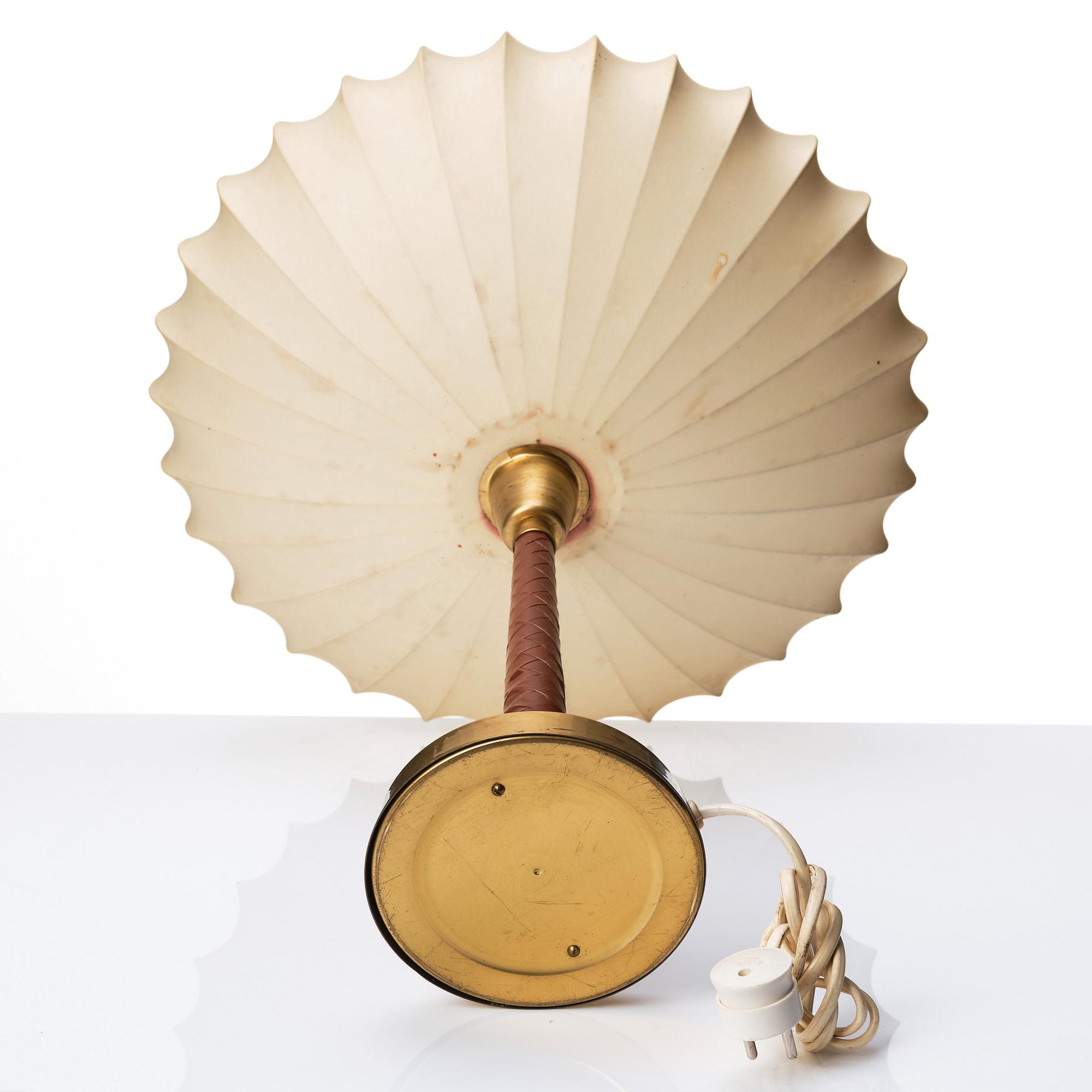 Hans Bergström, a pair of table lamps, model "701", ateljé Lyktan, Sweden, 1950s.