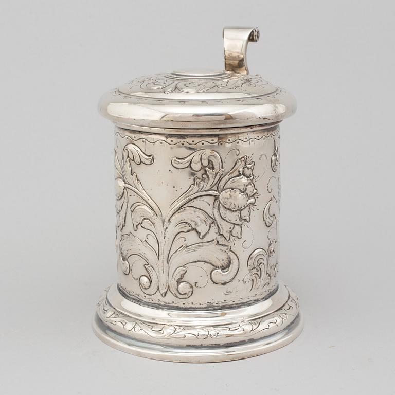 TAGE GÖTHLIN, a silver tankard from Gothenburg, 1949.