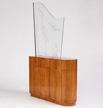 A Swedish Modern sideboard / room divider, 1930-40s.