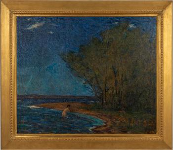 Rikard Lindström, olja på duk, signerad och daterad -05.