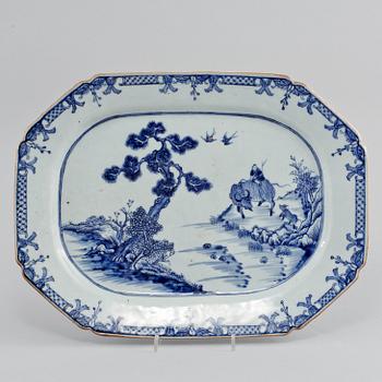 UPPLÄGGSFAT, porslin, Kina, Qianlong (1735-96).