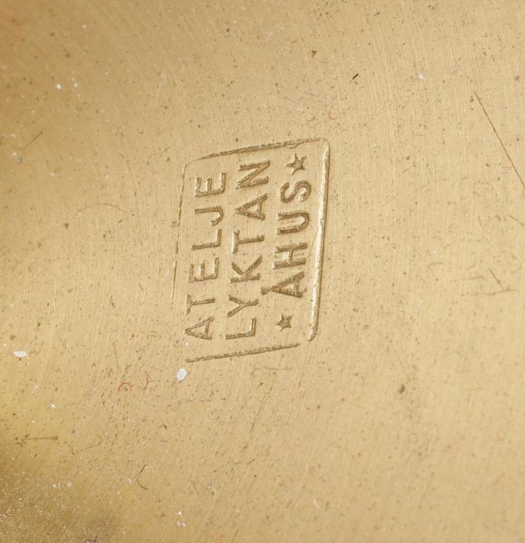 TAKLAMPA, "Bumlingen", Anders Pehrsson, Ateljé Lyktan, Åhus. Diameter 40.