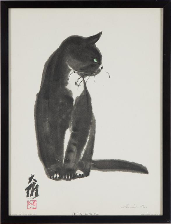 DA WEI (David) KWO (1919-2003), print, signerat. Tryckt hos KWO Art Studio, New York 1958.