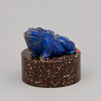 BREVPRESS, porfyr samt lapis lazuli, 1800-tal.