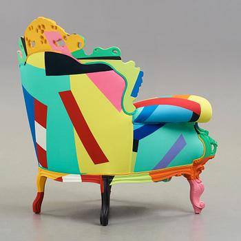 Alessandro Mendini, a 'Proust Geometrica' armchair, edition Cappellini, Italy.