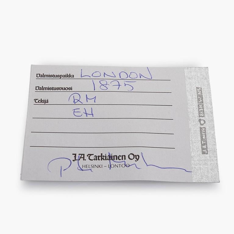 Förstoringsglas och brevkniv, silver, Martin, Hall & Co London 1875. I ask.
