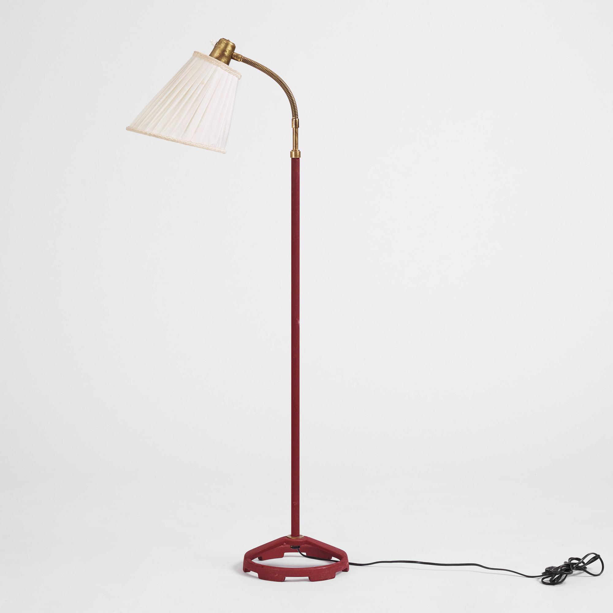 Bertil Brisborg, golvlampa, modell "32631", Nordiska Kompaniet, 1950-tal.