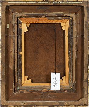 Okänd konstnär, 1800-tal, Flicka med röd sjal.