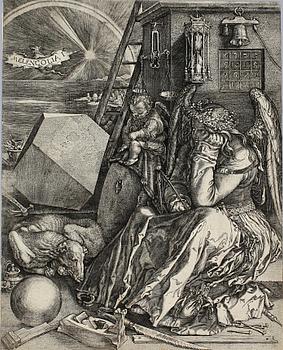 ALBRECHT DÜRER resp ADRIAN MATHAM, efter, gravyrer, senare avdrag.