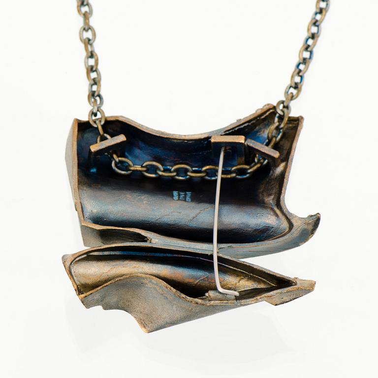 BJÖRN WECKSTRÖM, RIIPUS, RANNEKORU ja SORMUS, tulipronssia. Lapponia 1970-luku.