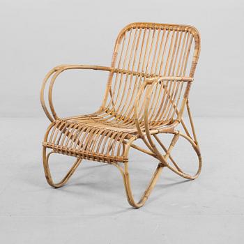 KORGFÅTÖLJ, Skandinavien, 1900-talets tredje kvartal.