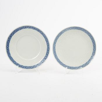 A 107 pcs "Blå vifte" dinner service Royal Copenhagen.