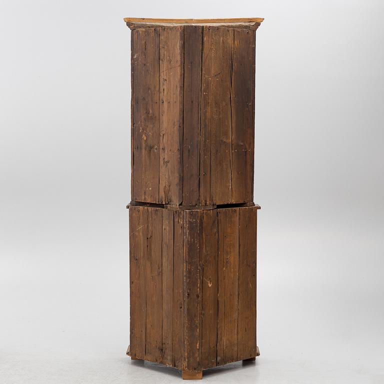 A corner cabinet, Värmland, 19th Century.