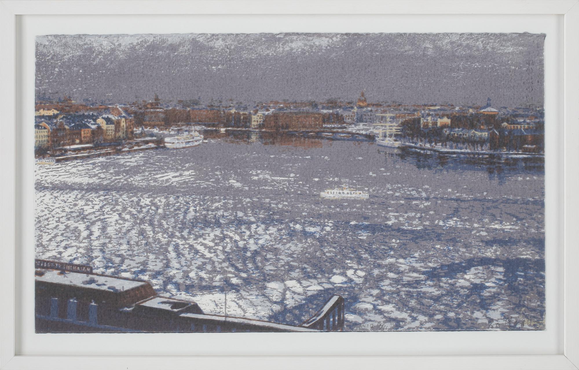 BO LARSSON, färglitografi, signerad och numrerad ALT II 1/16.