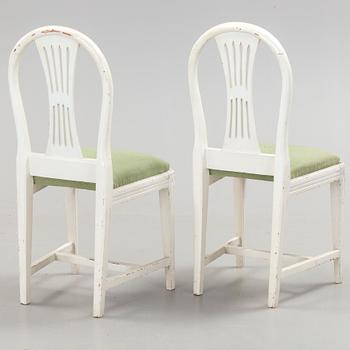 STOLAR, ett par. Gustavianska. 1800-talets början.