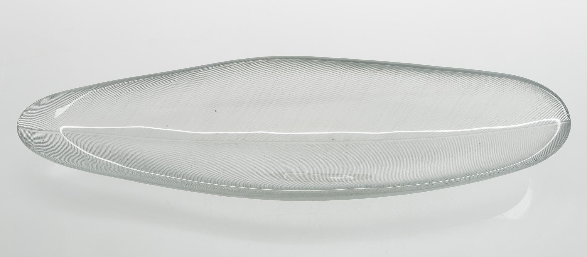 Tapio Wirkkala, taide-esine 3869, "Sulka" signeerattu Tapio Wirkkala Iittala -55.
