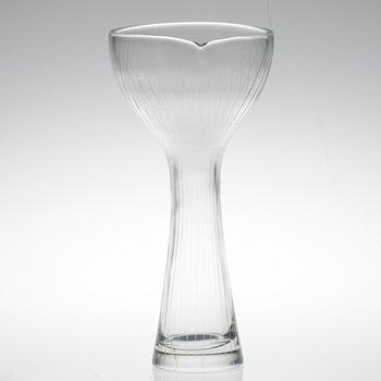 VAS, glas, signerad Tapio Wirkkala Iittala 3520.