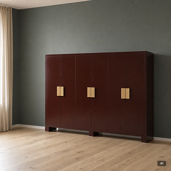 Studio Escapist, a specially commissioned cabinet, executed by Tre Sekel, Tibro, 2024.