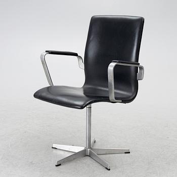 Arne Jacobsen, an 'Oxford' chair, Fritz Hansen, Denmark, 1969.